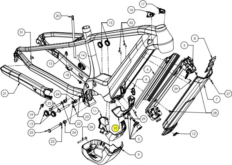 Cube Cover Charger Plug Reaction Hybrid 27. 5 BLACK